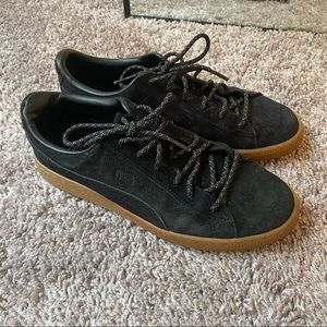 Black & Brown Puma Sneakers